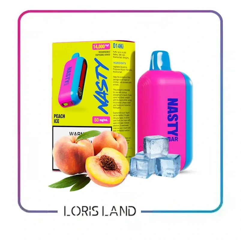 پاد یکبار مصرف هلو یخ نستی 14 هزار پاف